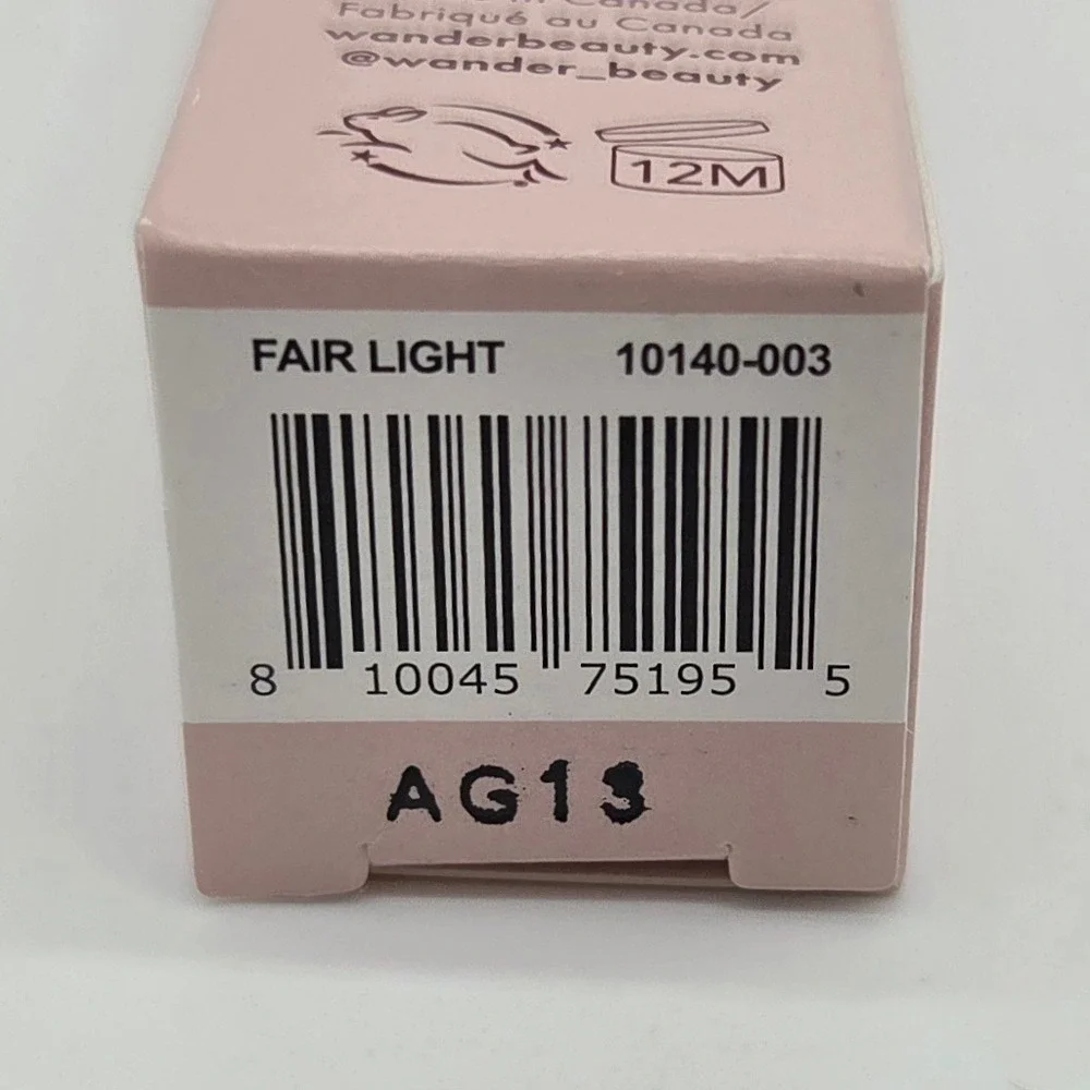 Wander Beauty Dualist Concealer Fair Light AG13 Matte 4 Pack NIB